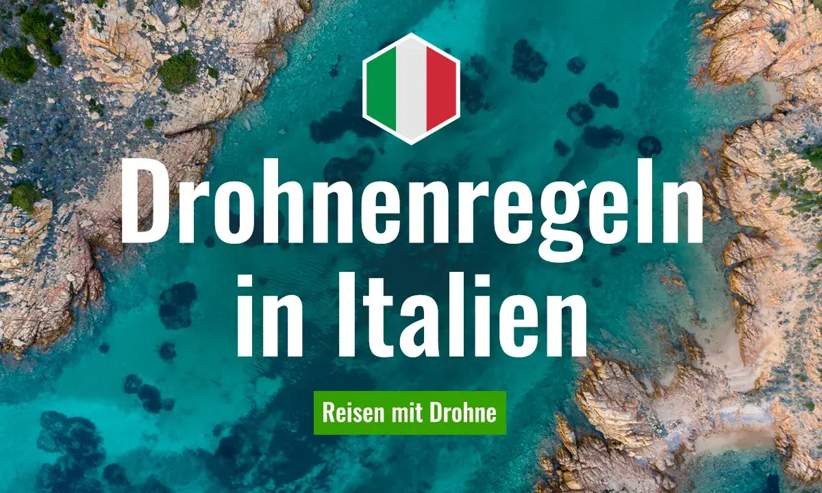 Drohnenregeln in Italien: Informiere dich über die Regeln, bevor du mit deiner Drohne über die wunderschönen Küsten Italiens fliegst.