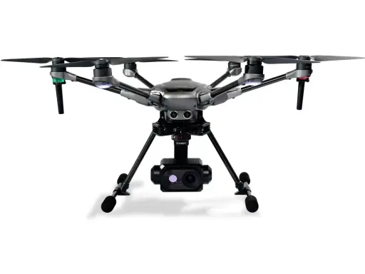 Der Yuneec H520E-Drone mit seiner Wärmebildkamera ist bereit für anspruchsvolle Aufnahmen.