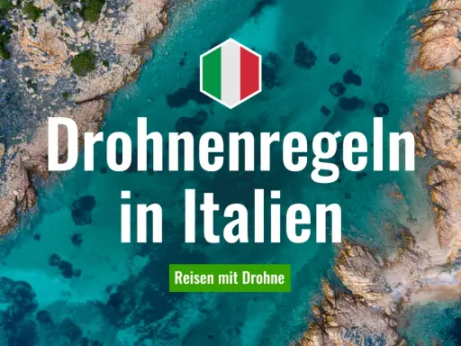 Drohnenregeln in Italien: Informiere dich über die Regeln, bevor du mit deiner Drohne über die wunderschönen Küsten Italiens fliegst.